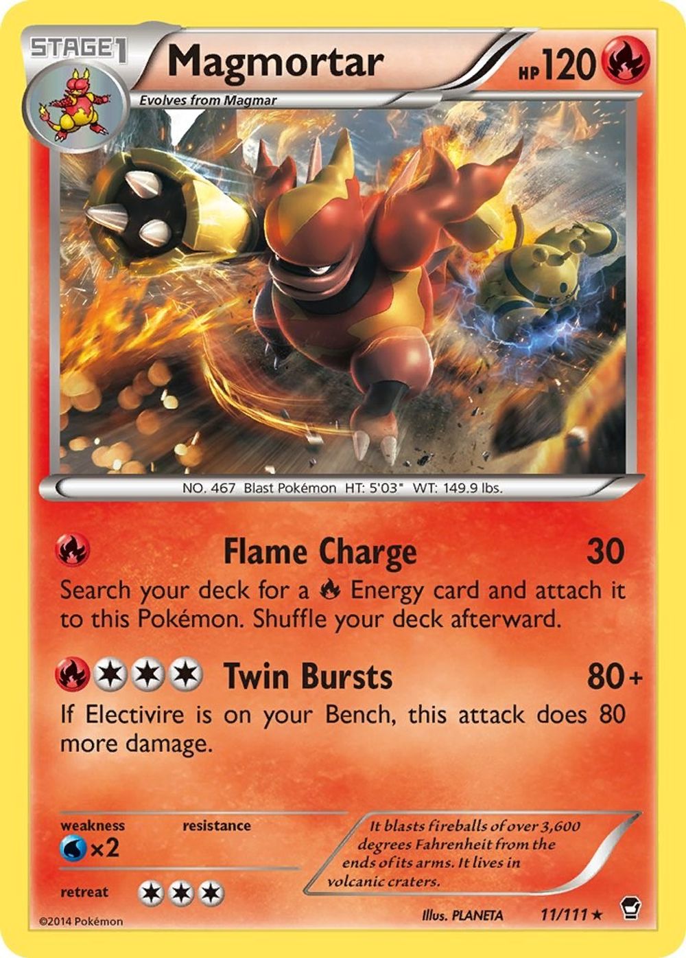 Magmortar — XY - Furious Fists