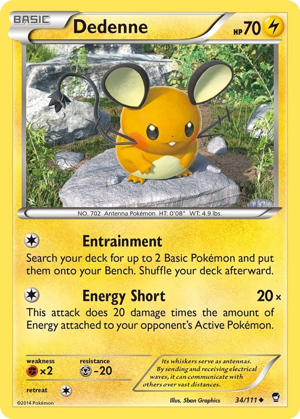 Dedenne — XY - Furious Fists