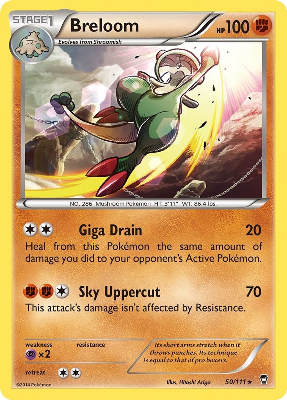 Breloom — XY - Furious Fists
