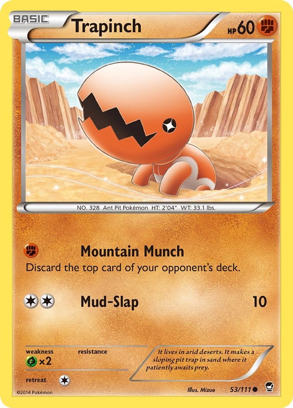 Trapinch — XY - Furious Fists