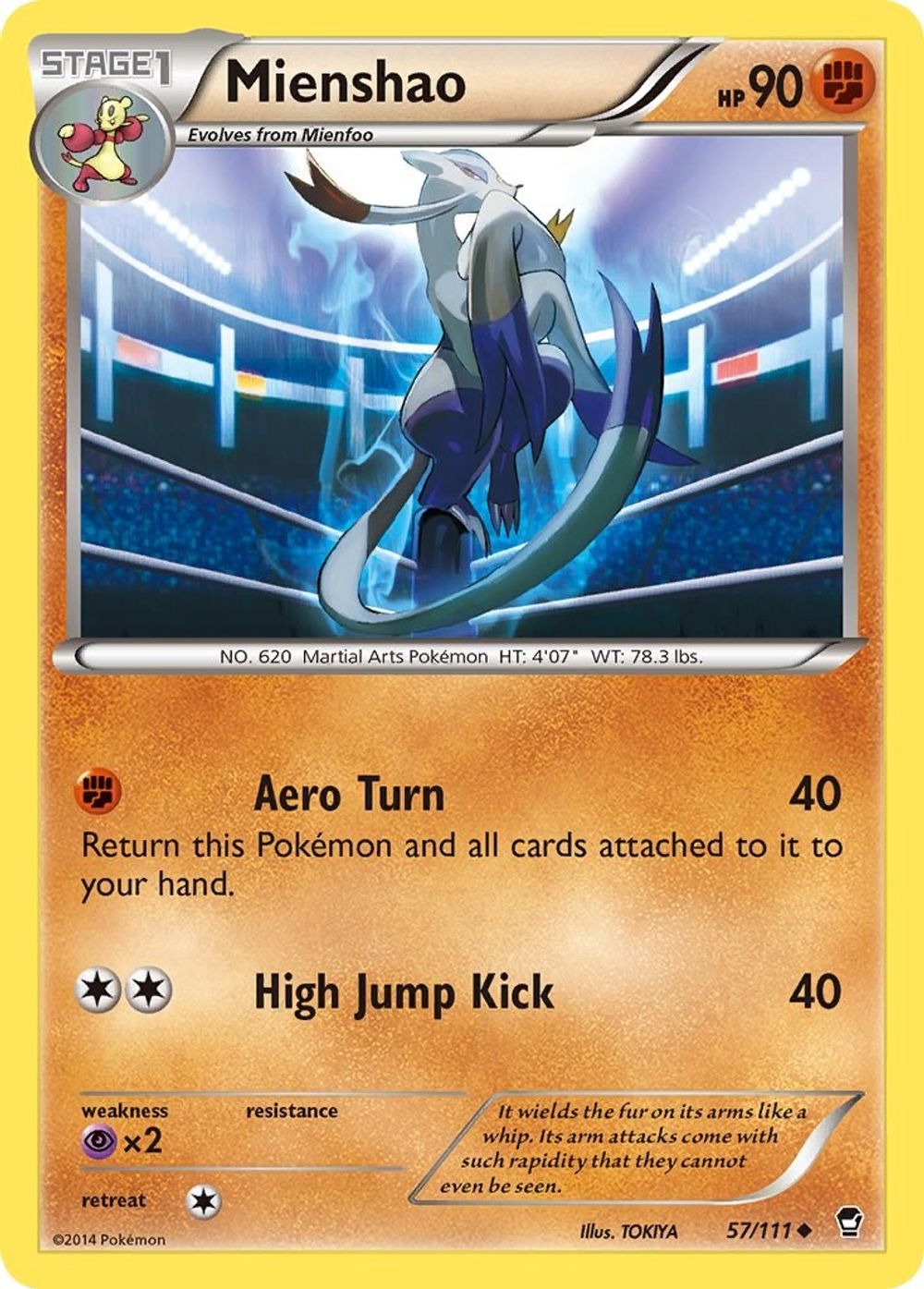 Mienshao — XY - Furious Fists