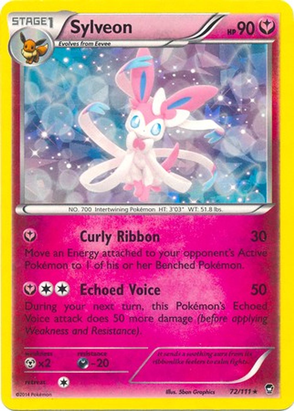 Sylveon - 72/111 (XY Furious Fists) — Deck Exclusives