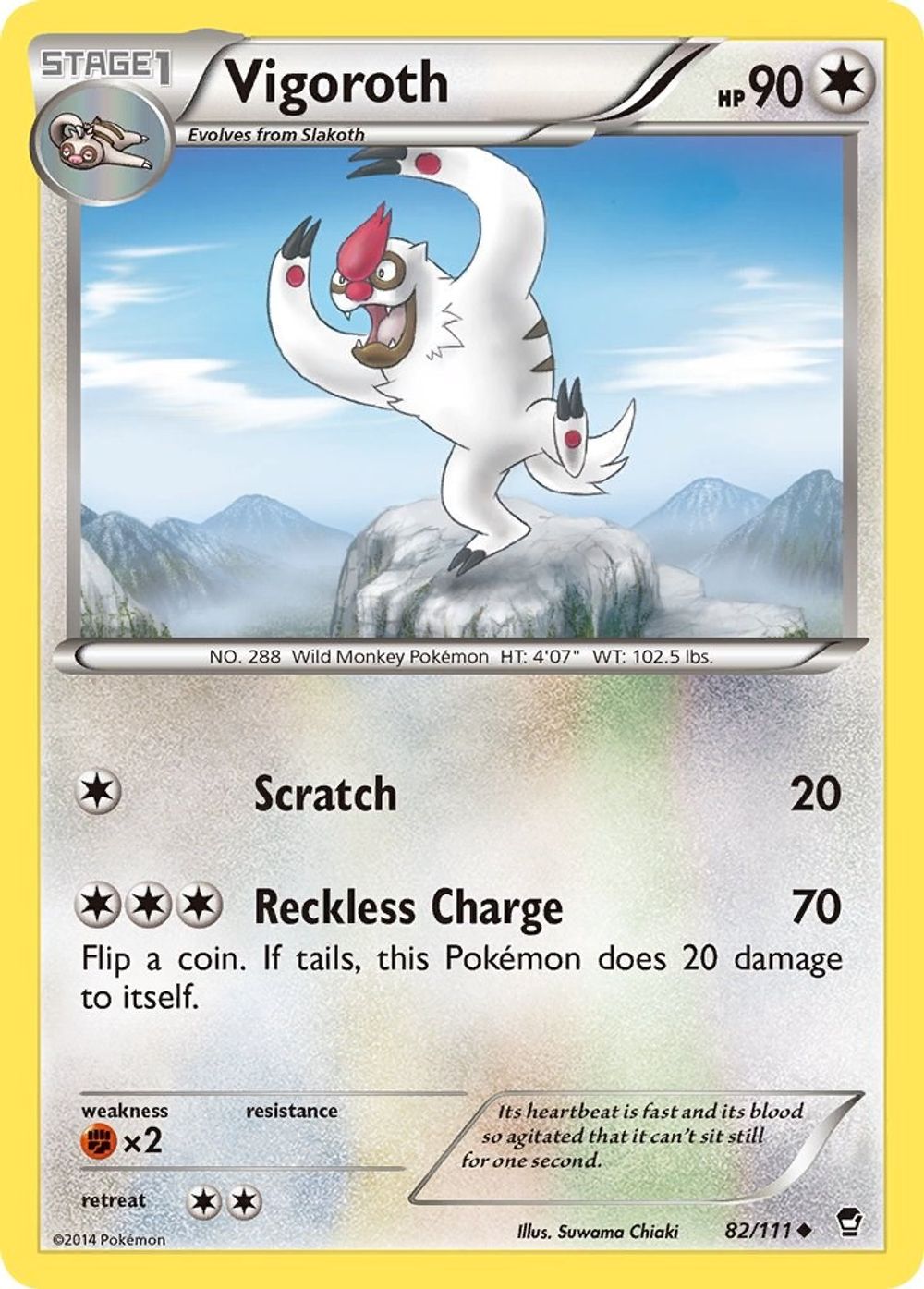 Vigoroth — XY - Furious Fists
