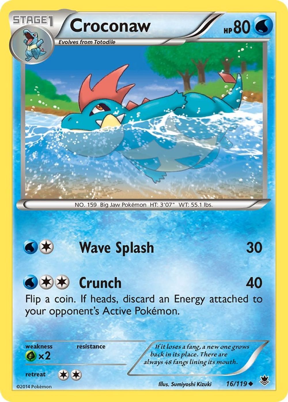 Croconaw — XY - Phantom Forces