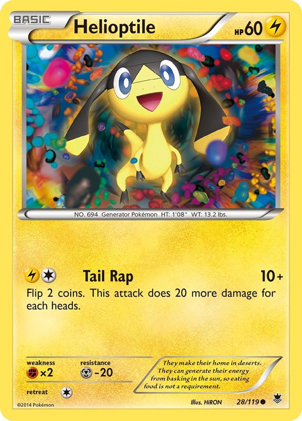 Helioptile (28) — XY - Phantom Forces