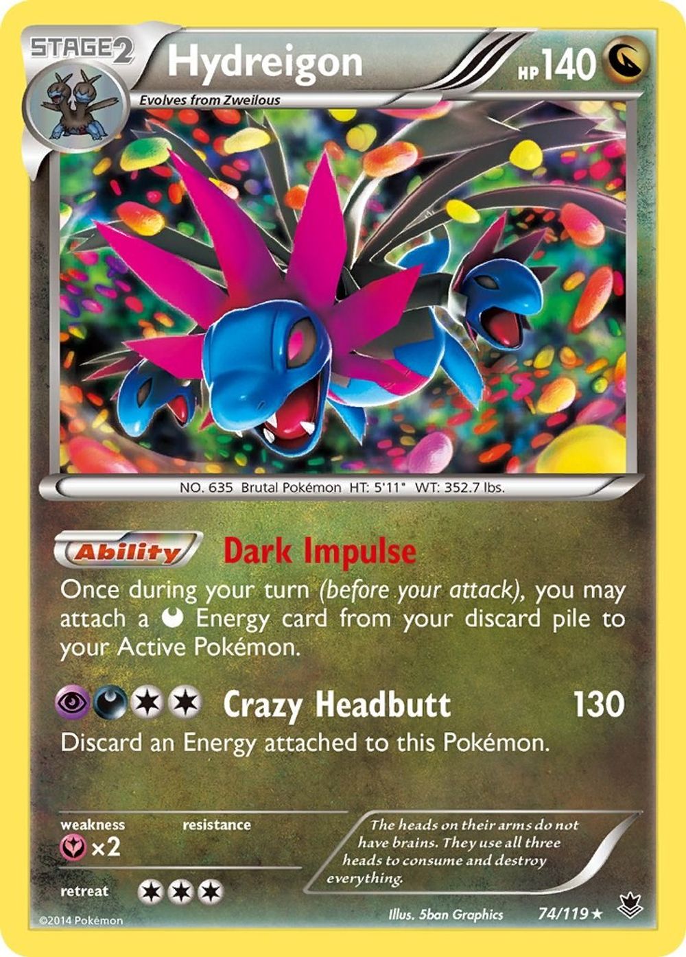 Hydreigon — XY - Phantom Forces