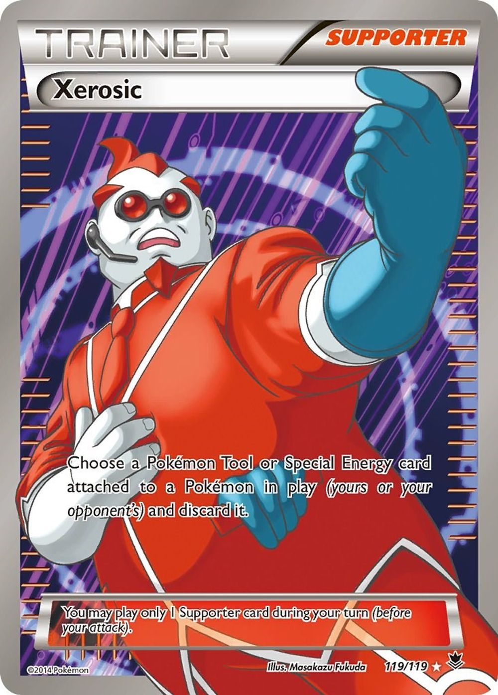 Xerosic (119 Full Art) — XY - Phantom Forces