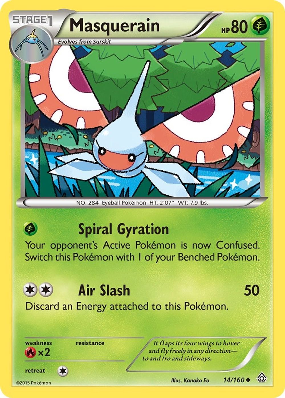 Masquerain — XY - Primal Clash