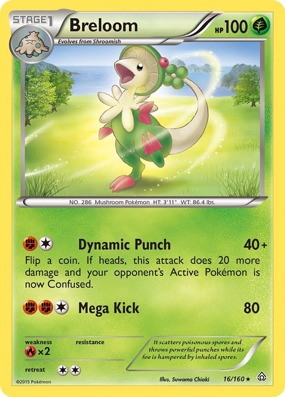 Breloom — XY - Primal Clash