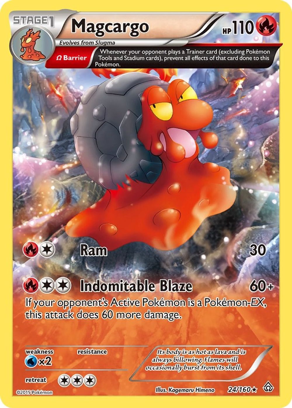 Magcargo (Omega) — XY - Primal Clash