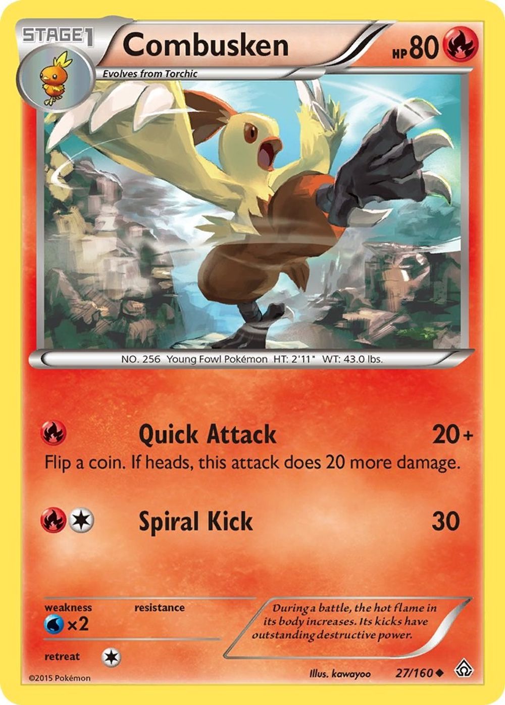 Combusken — XY - Primal Clash