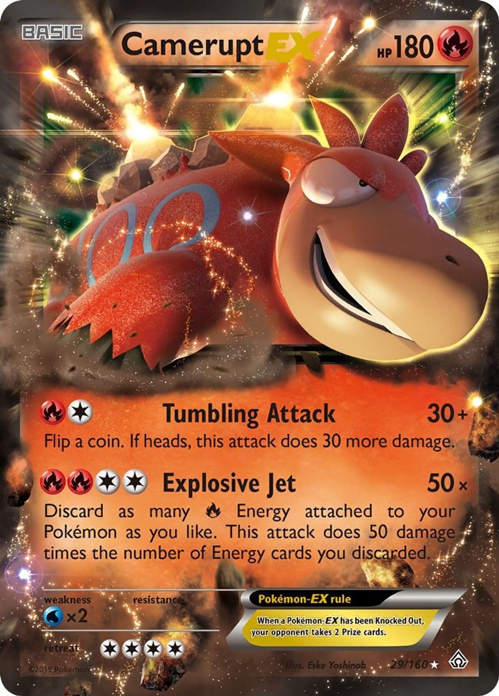 Camerupt EX — XY - Primal Clash