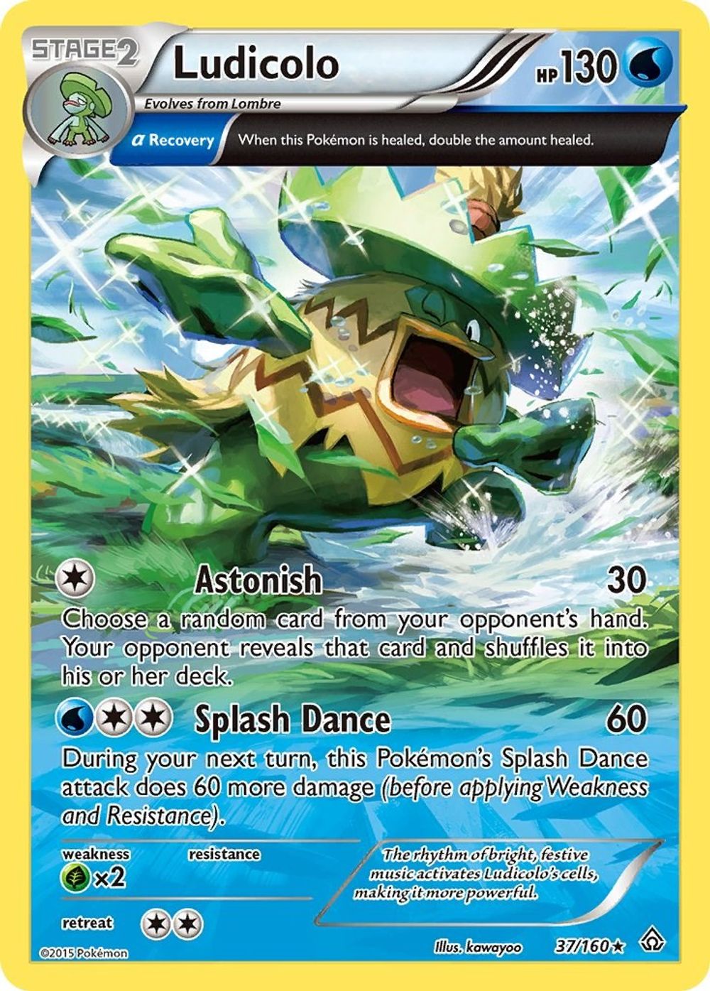 Ludicolo (Alpha) — XY - Primal Clash