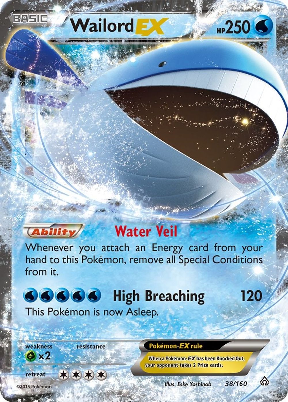 Wailord EX — XY - Primal Clash