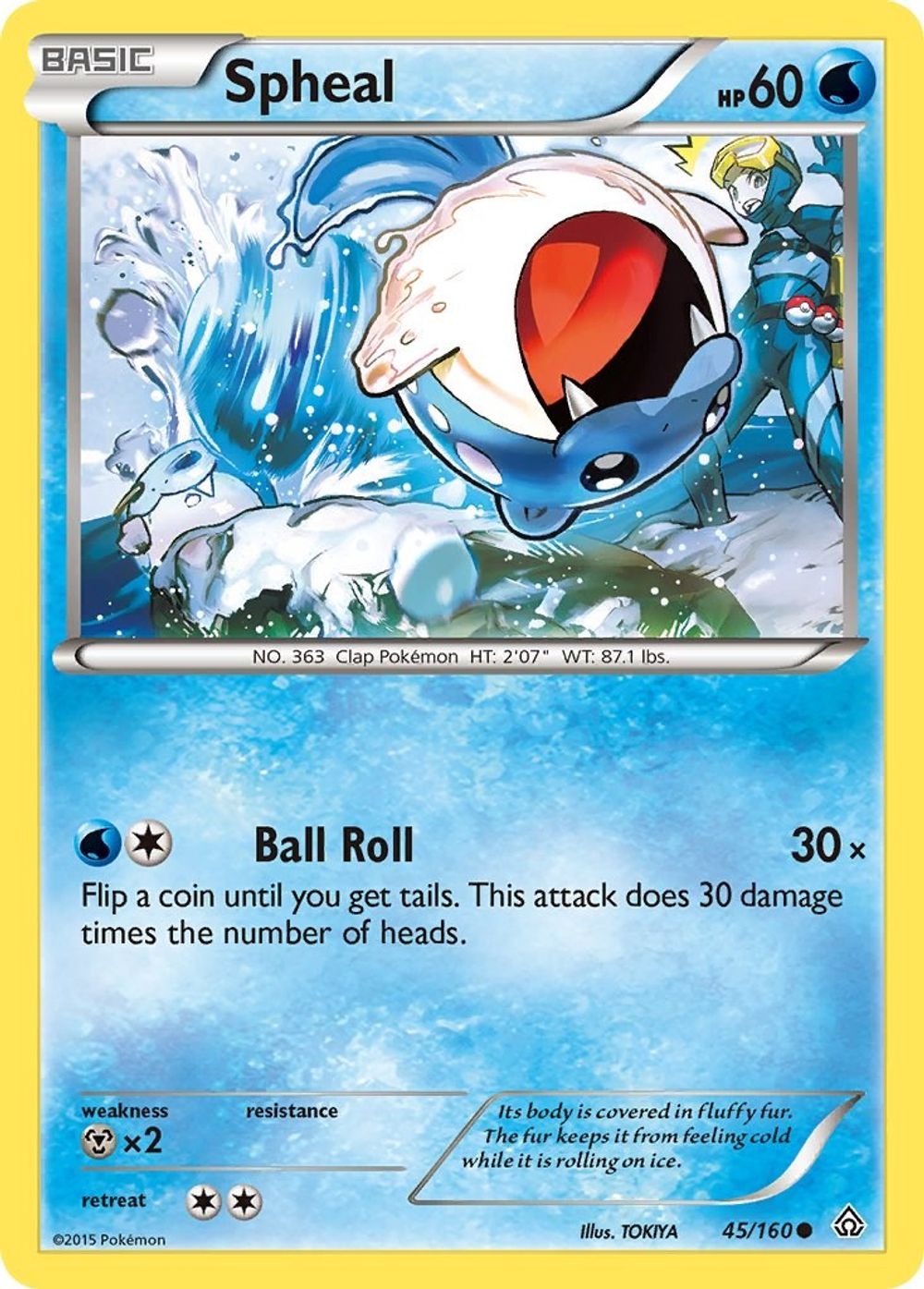 Spheal (45) — XY - Primal Clash