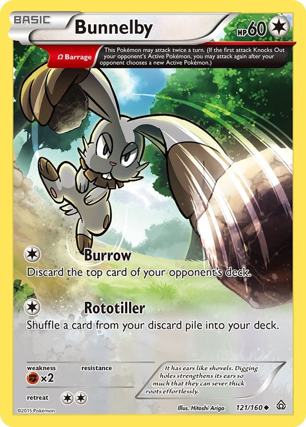 Bunnelby (Omega) — XY - Primal Clash