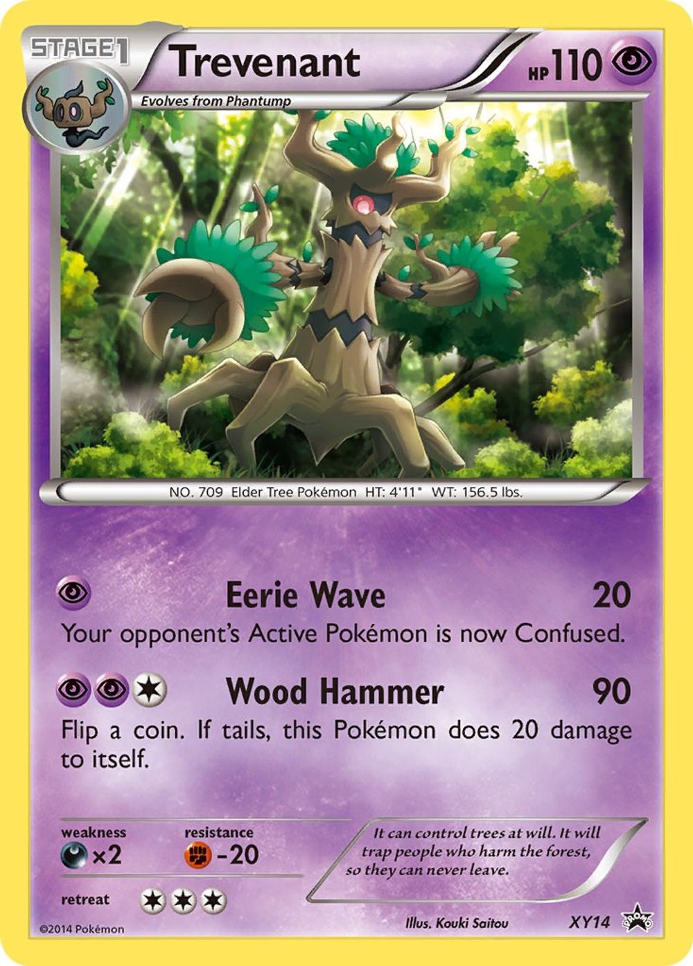 Trevenant - XY14 — XY Promos