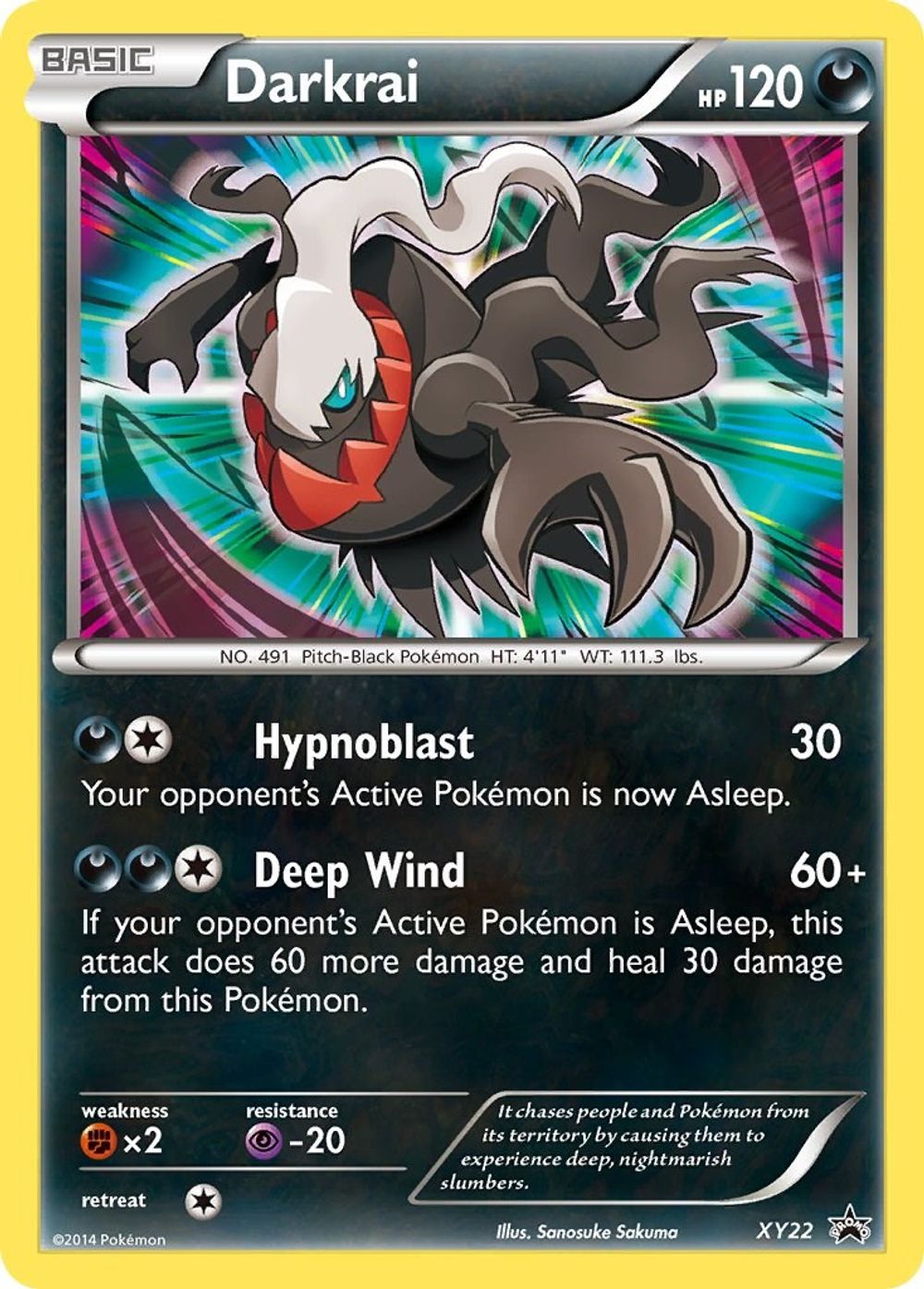 Darkrai - XY22 — XY Promos
