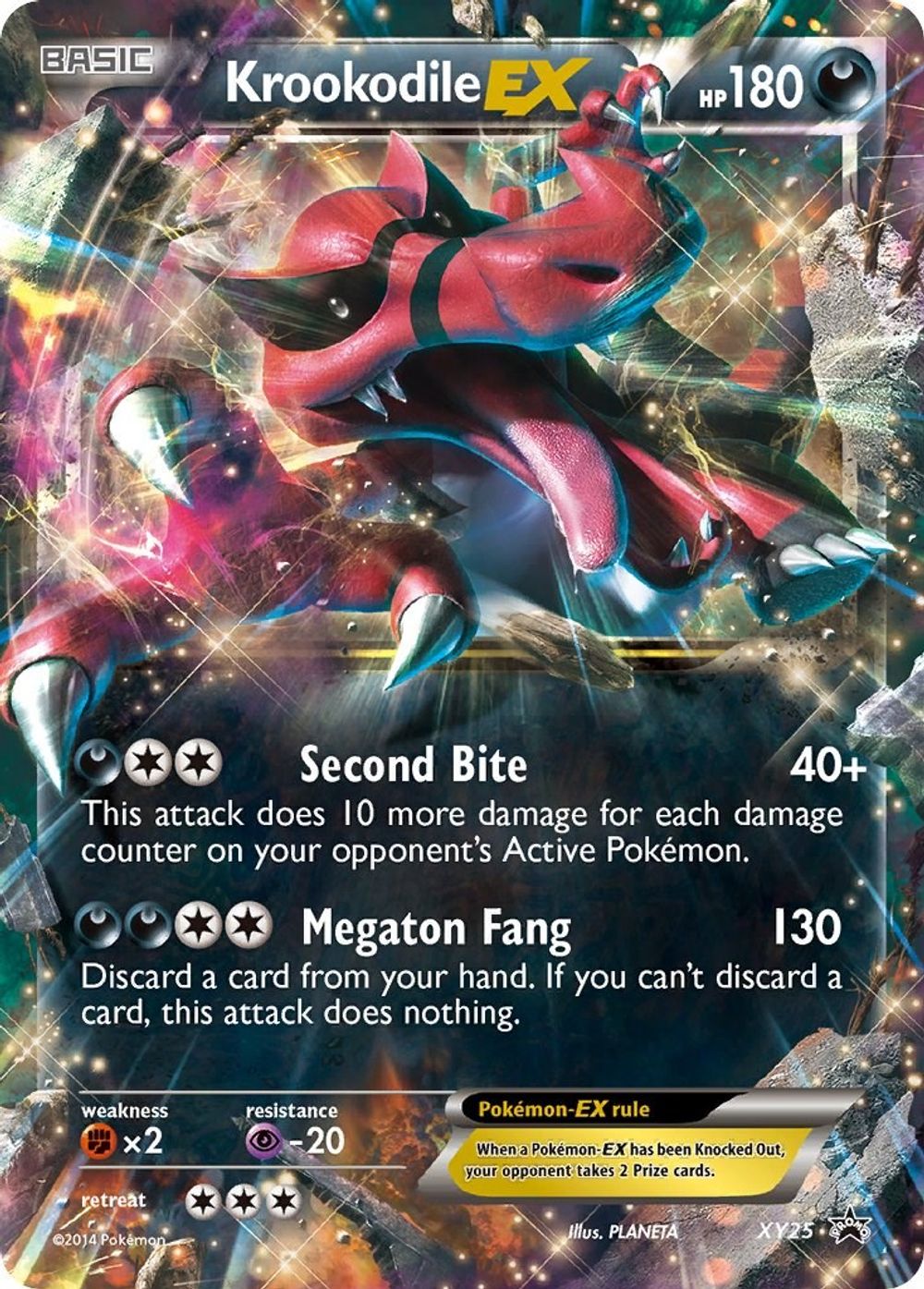 Krookodile EX - XY25 — XY Promos