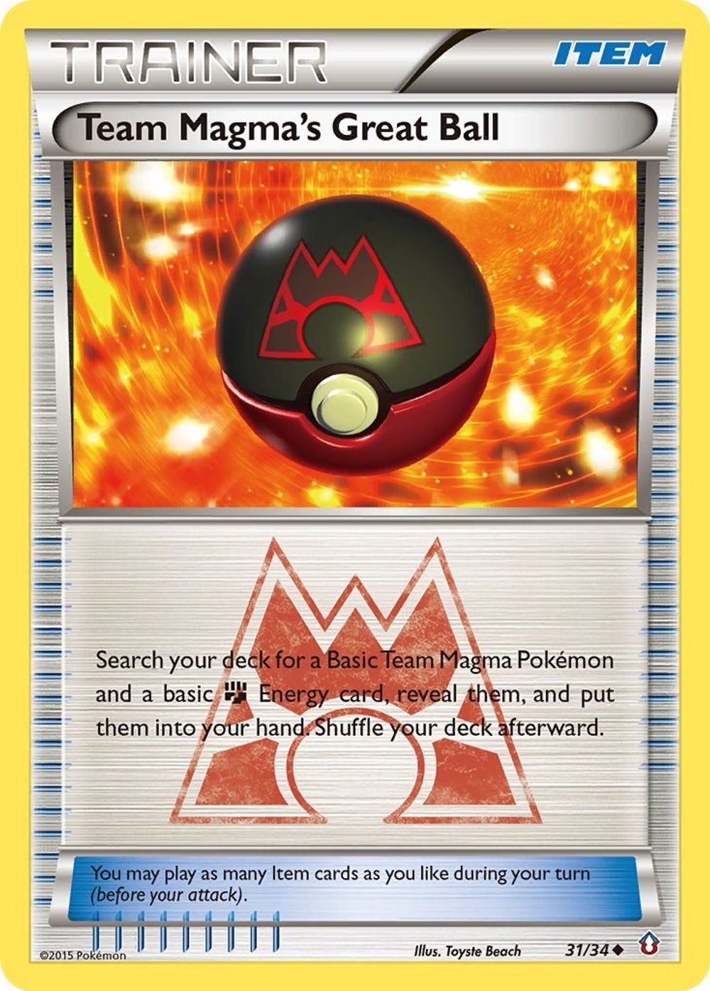 Team Magma's Great Ball — Double Crisis