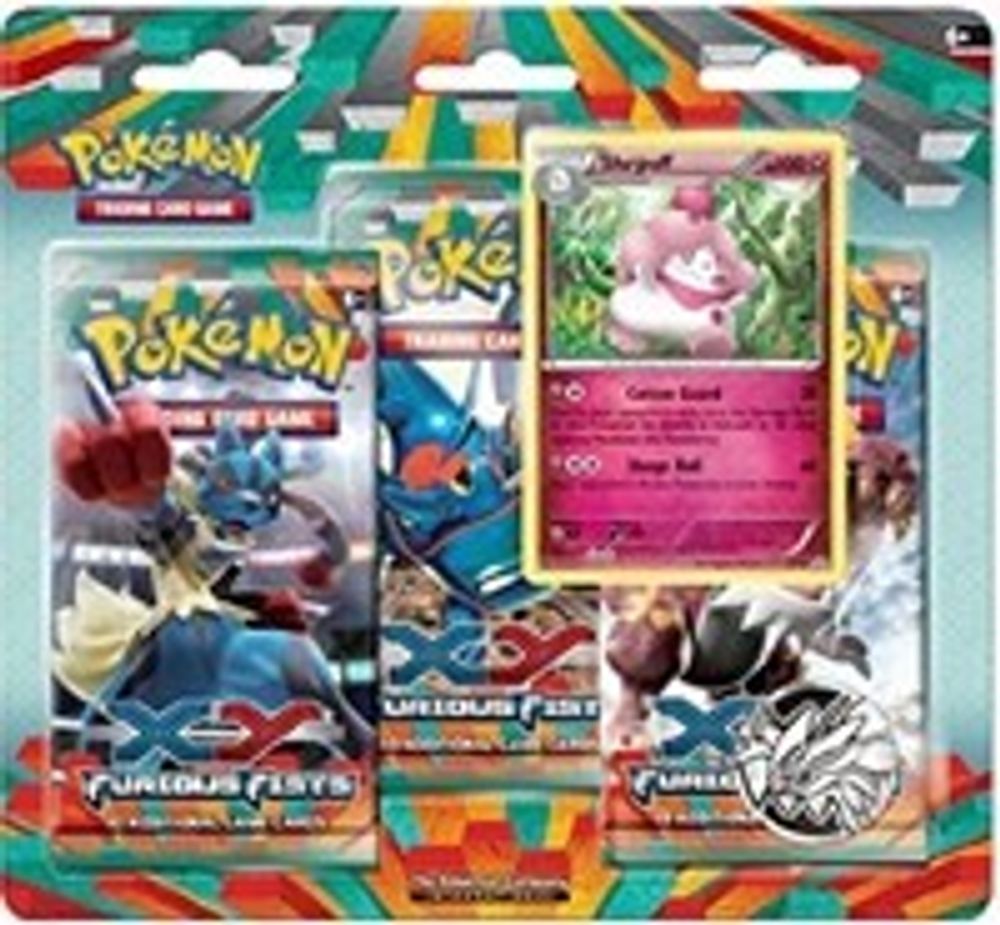 Furious Fists 3 Pack Blister [Slurpuff] — XY - Furious Fists