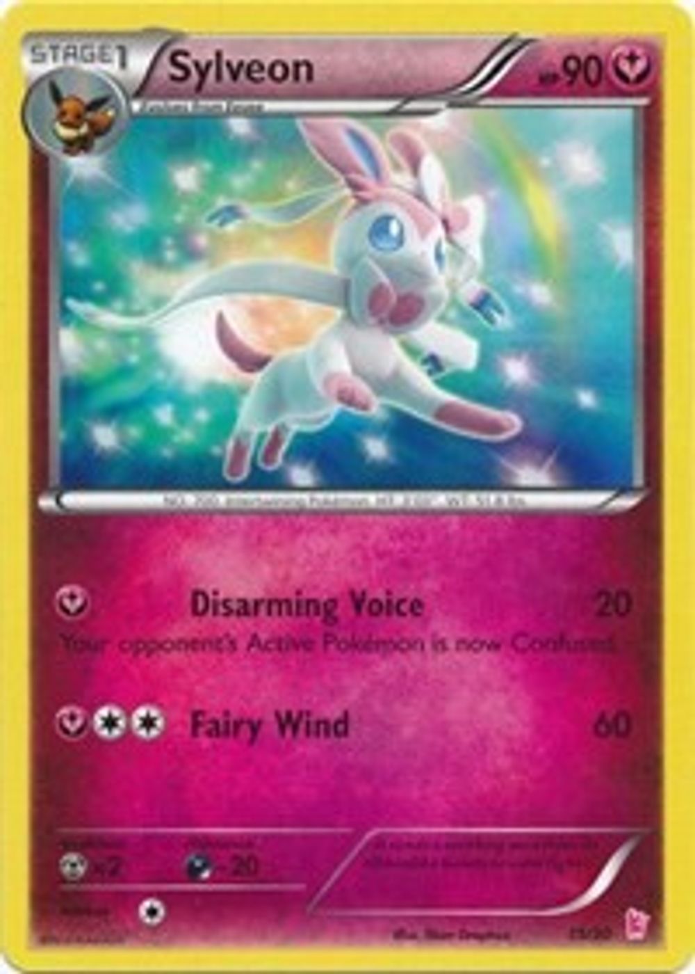 Sylveon (#15 - Non-Holo) — XY Trainer Kit: Sylveon & Noivern