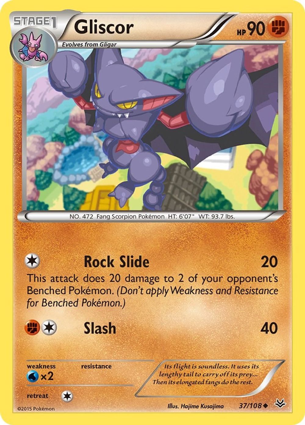 Gliscor — XY - Roaring Skies