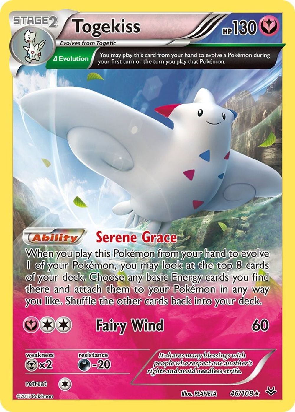Togekiss (46 Delta) — XY - Roaring Skies