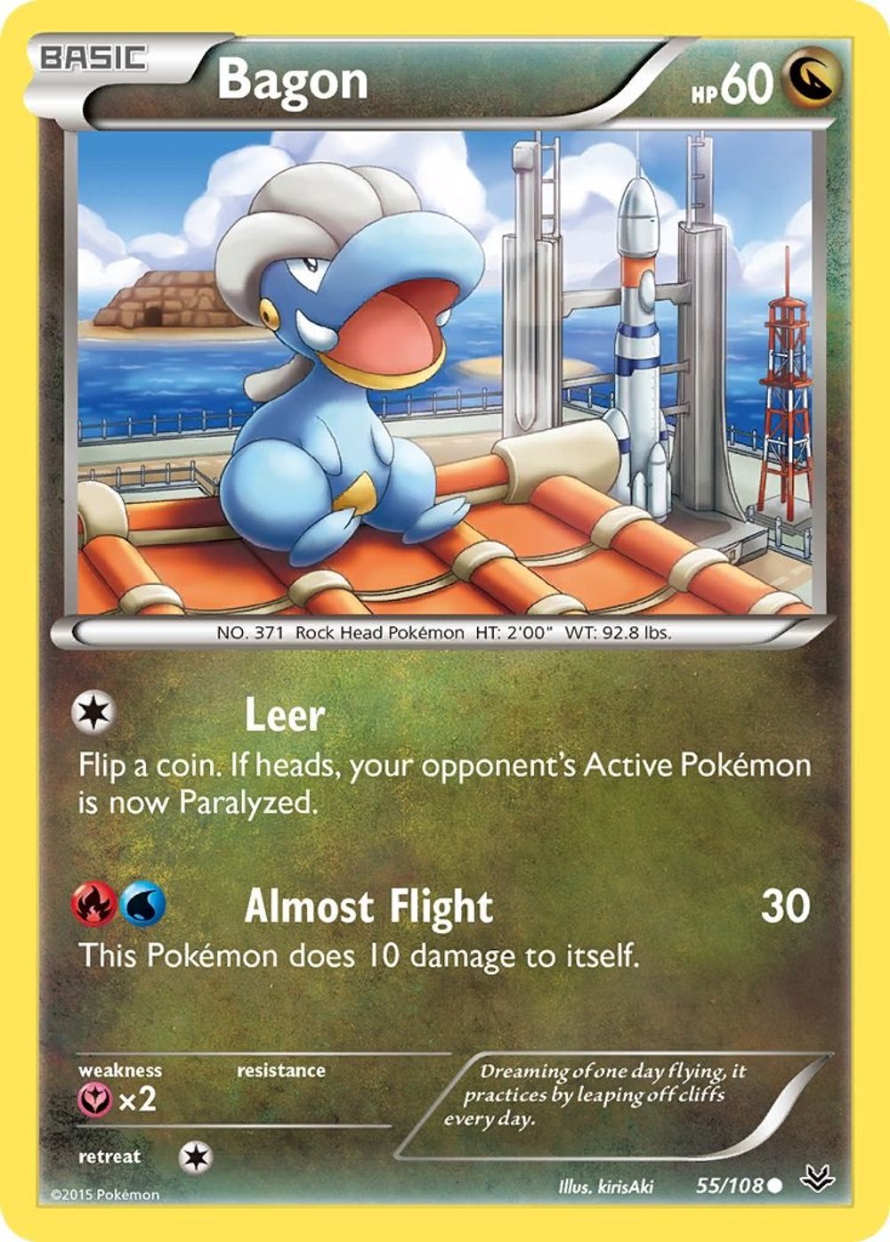 Bagon (55) — XY - Roaring Skies