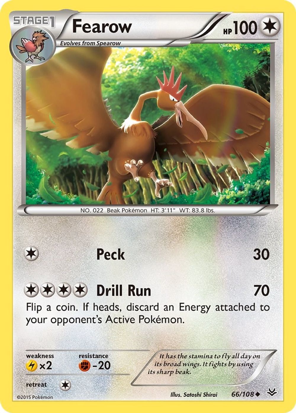 Fearow — XY - Roaring Skies