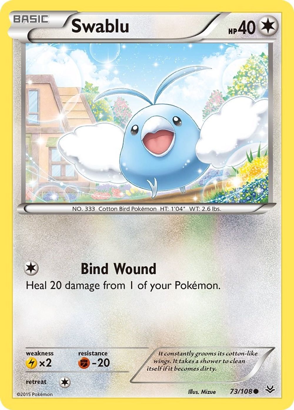 Swablu — XY - Roaring Skies