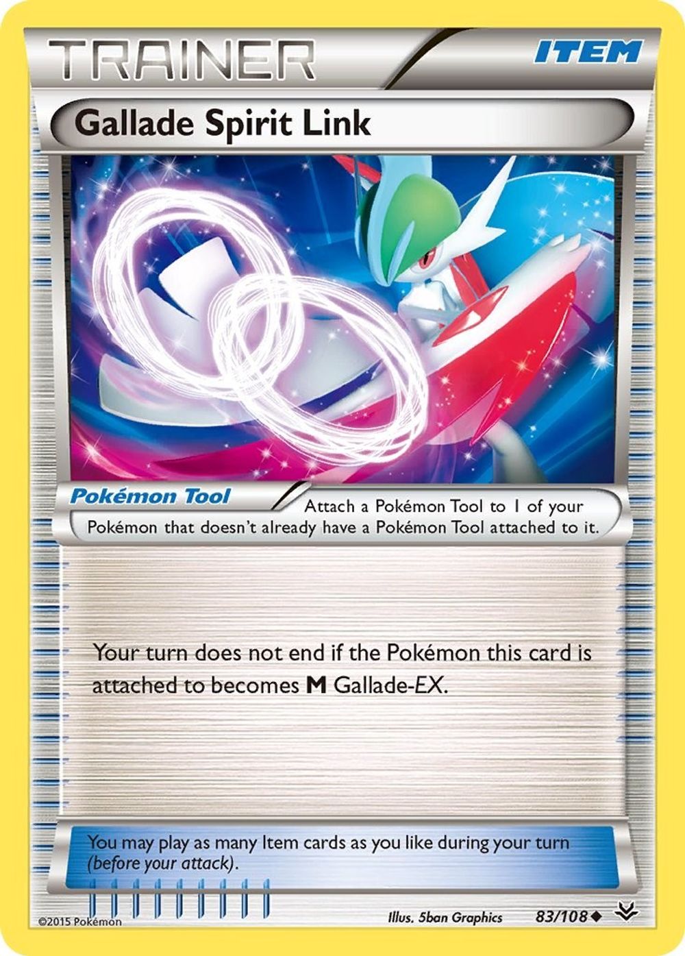 Gallade Spirit Link — XY - Roaring Skies
