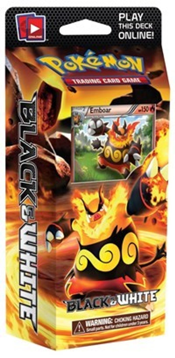 Black & White Theme Deck - "Red Frenzy" [Emboar] — Black and White