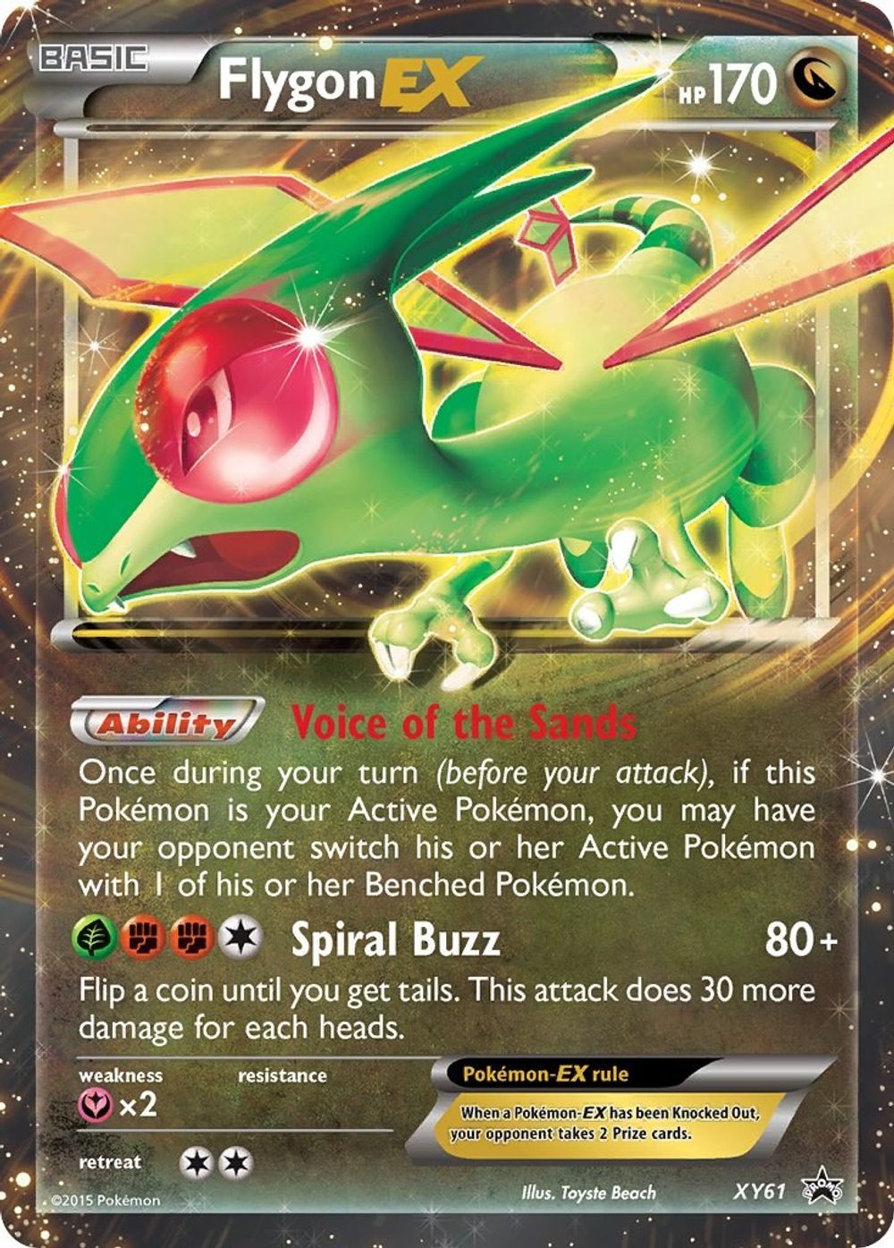 Flygon EX — XY Promos