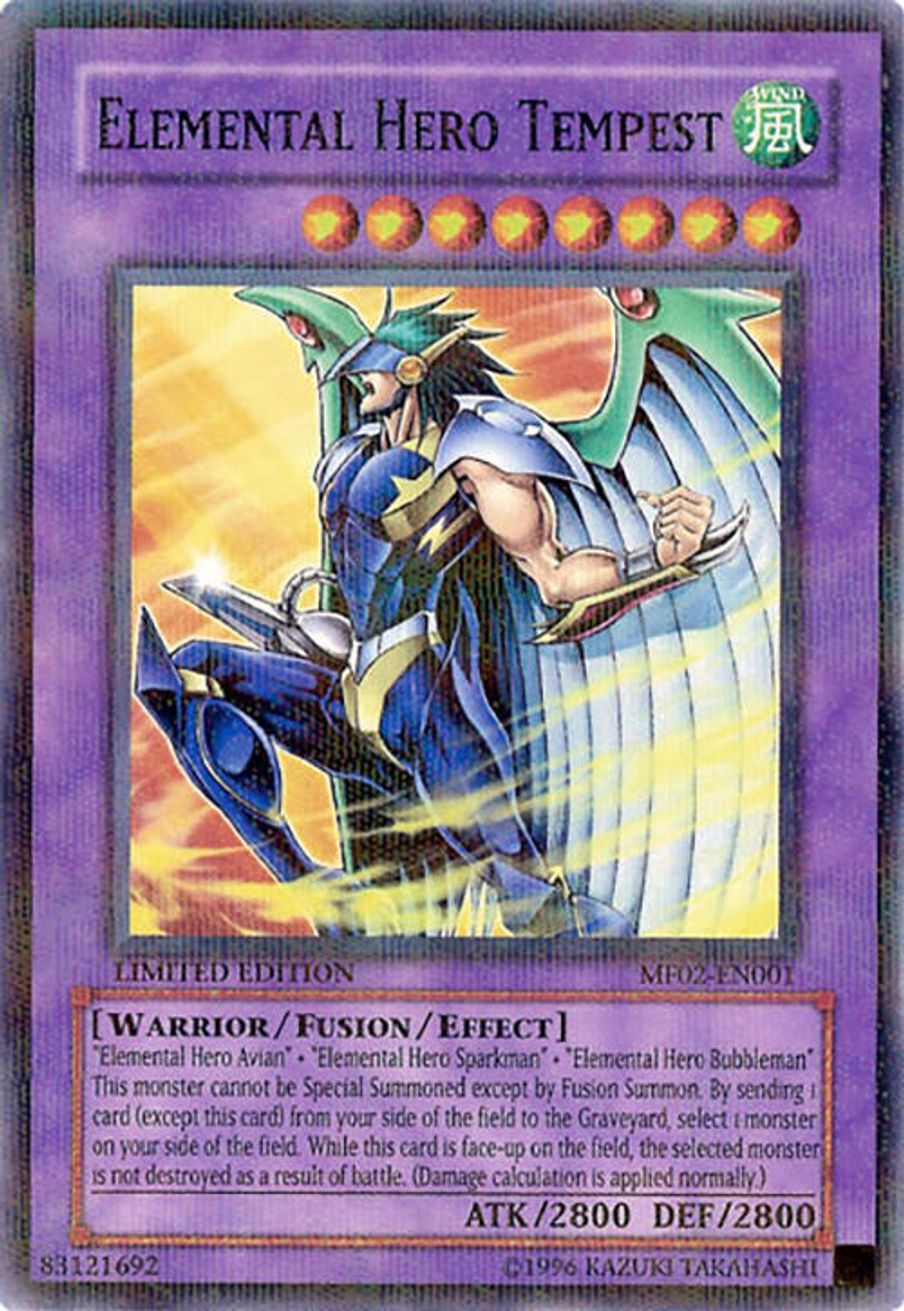 Elemental HERO Tempest - Mattel Action Figure Promos: Series 2 - YuGiOh