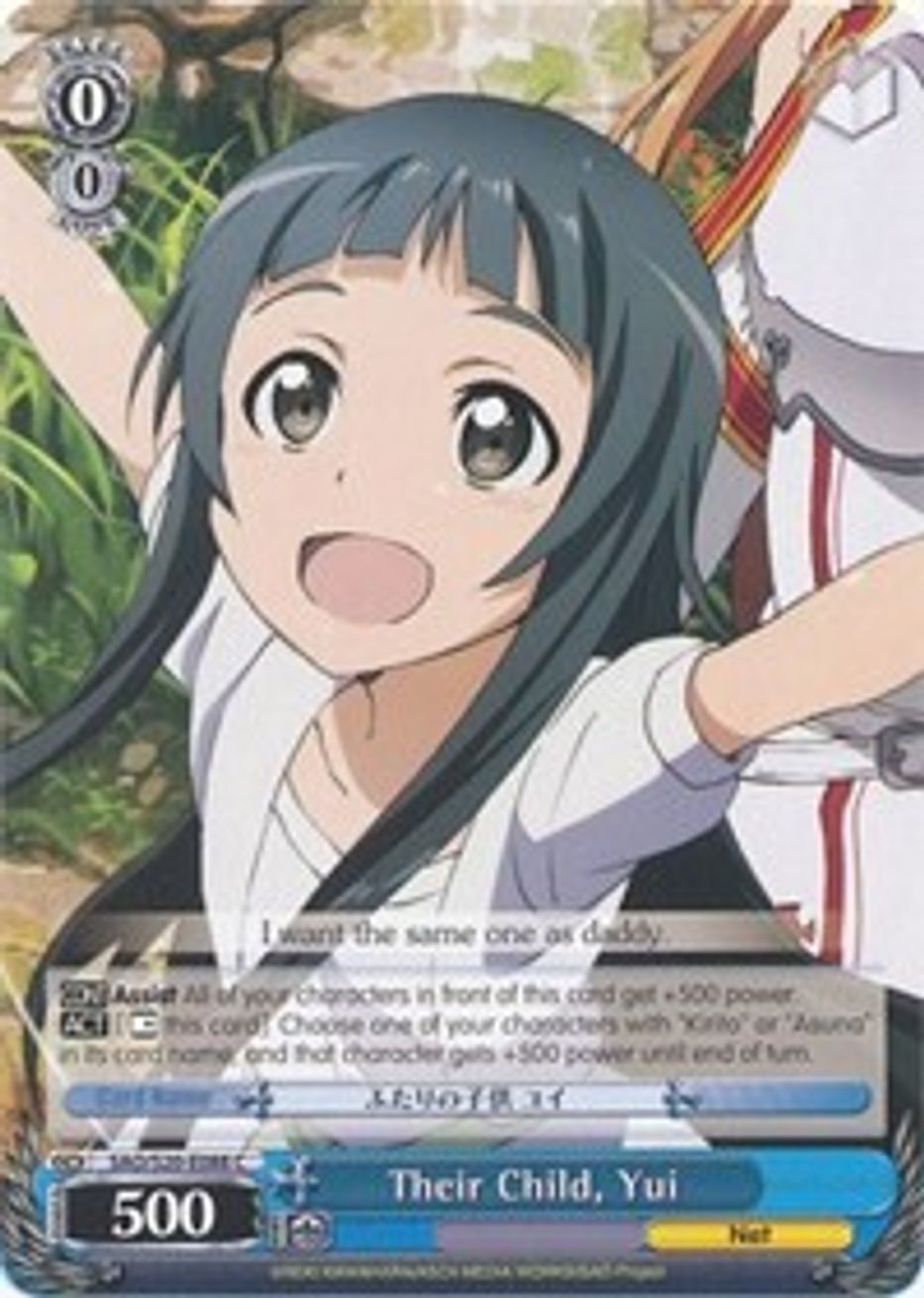 Their Child, Yui - Sword Art Online - Weiss Schwarz