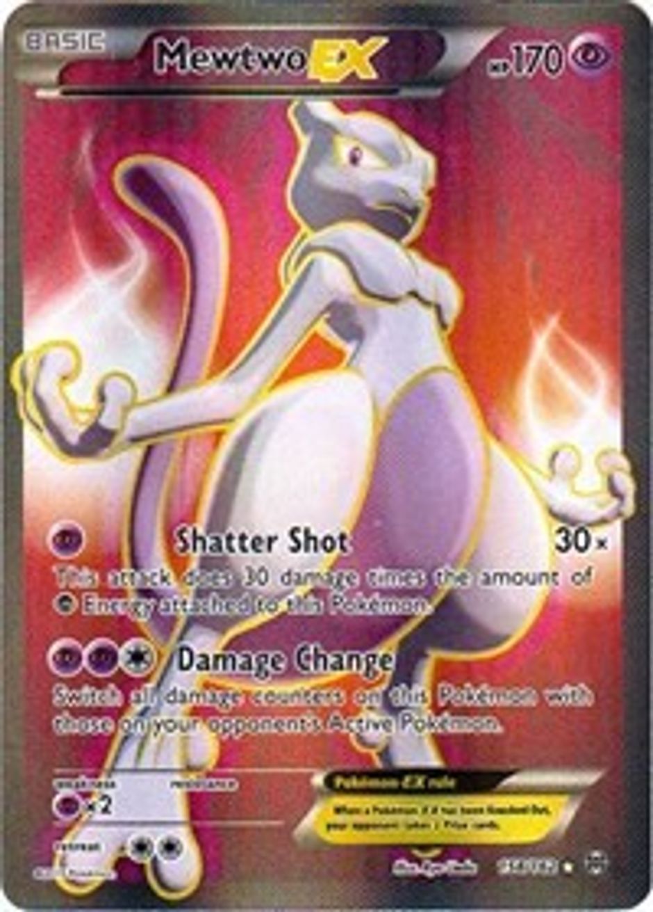 Mewtwo EX (158 Full Art) - XY - BREAKthrough - Pokemon - How Much Is The Mewtwo Ex Worth