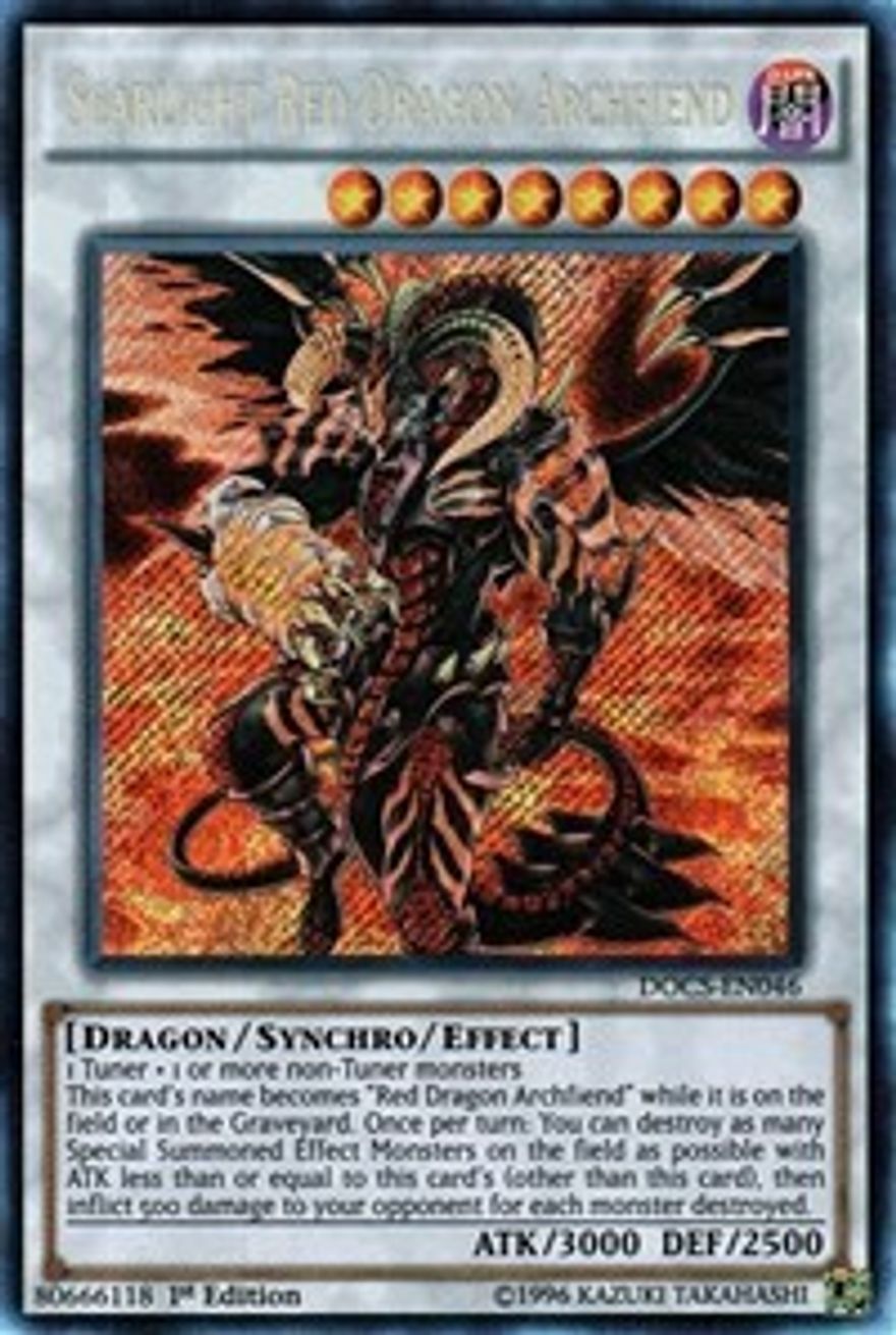 Scarlight Red Dragon Archfiend Dimension of Chaos YuGiOh