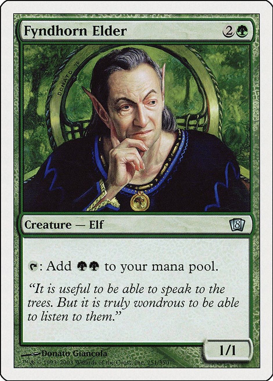 Fyndhorn Elder - 8th Edition - Magic: The Gathering