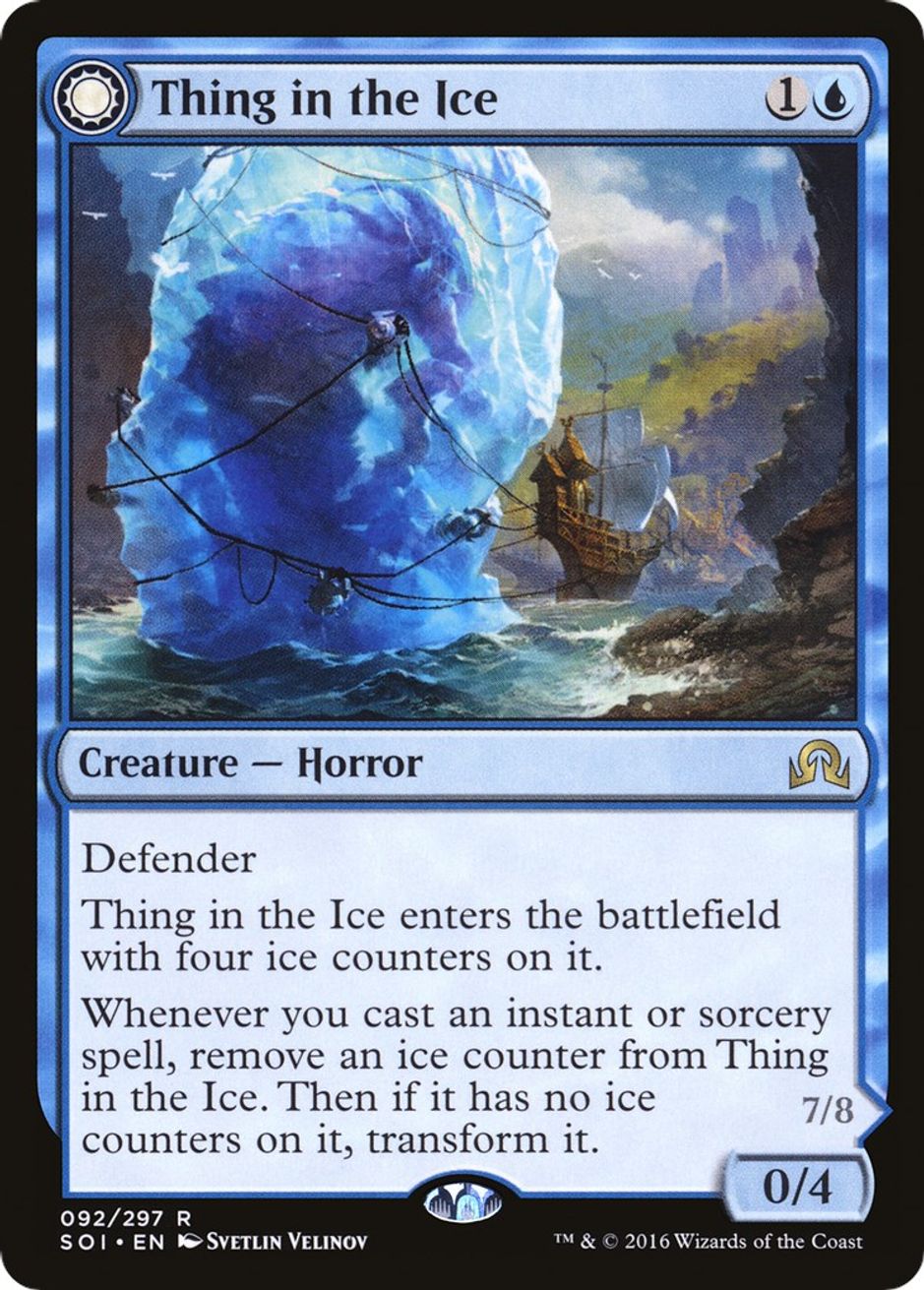 Thing in the Ice Shadows over Innistrad Magic The Gathering