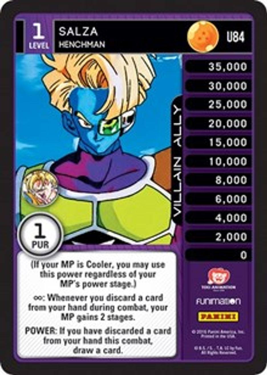 Salza - Henchman - Panini: Vengeance - Dragon Ball Z TCG