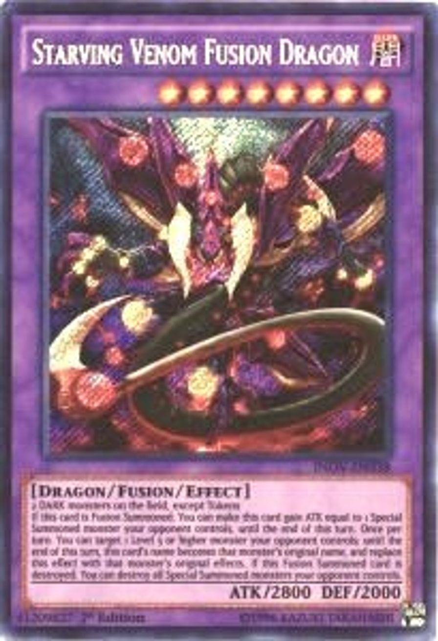 Starving Venom Fusion Dragon Invasion Vengeance YuGiOh   124736 