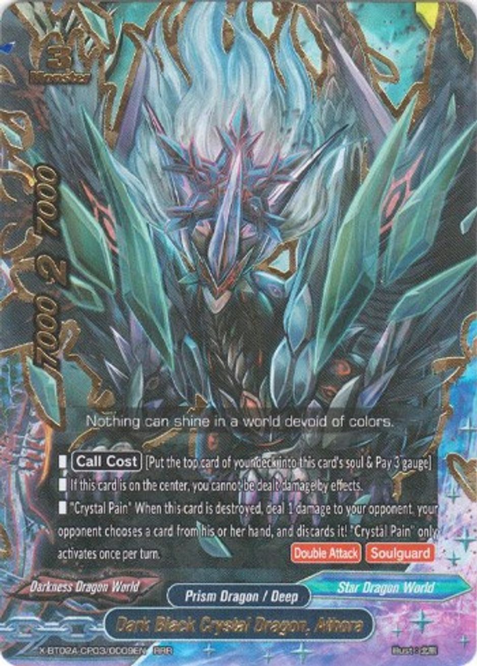 Dark Black Crystal Dragon, Athora - Evolution & Mutation - Future Card 