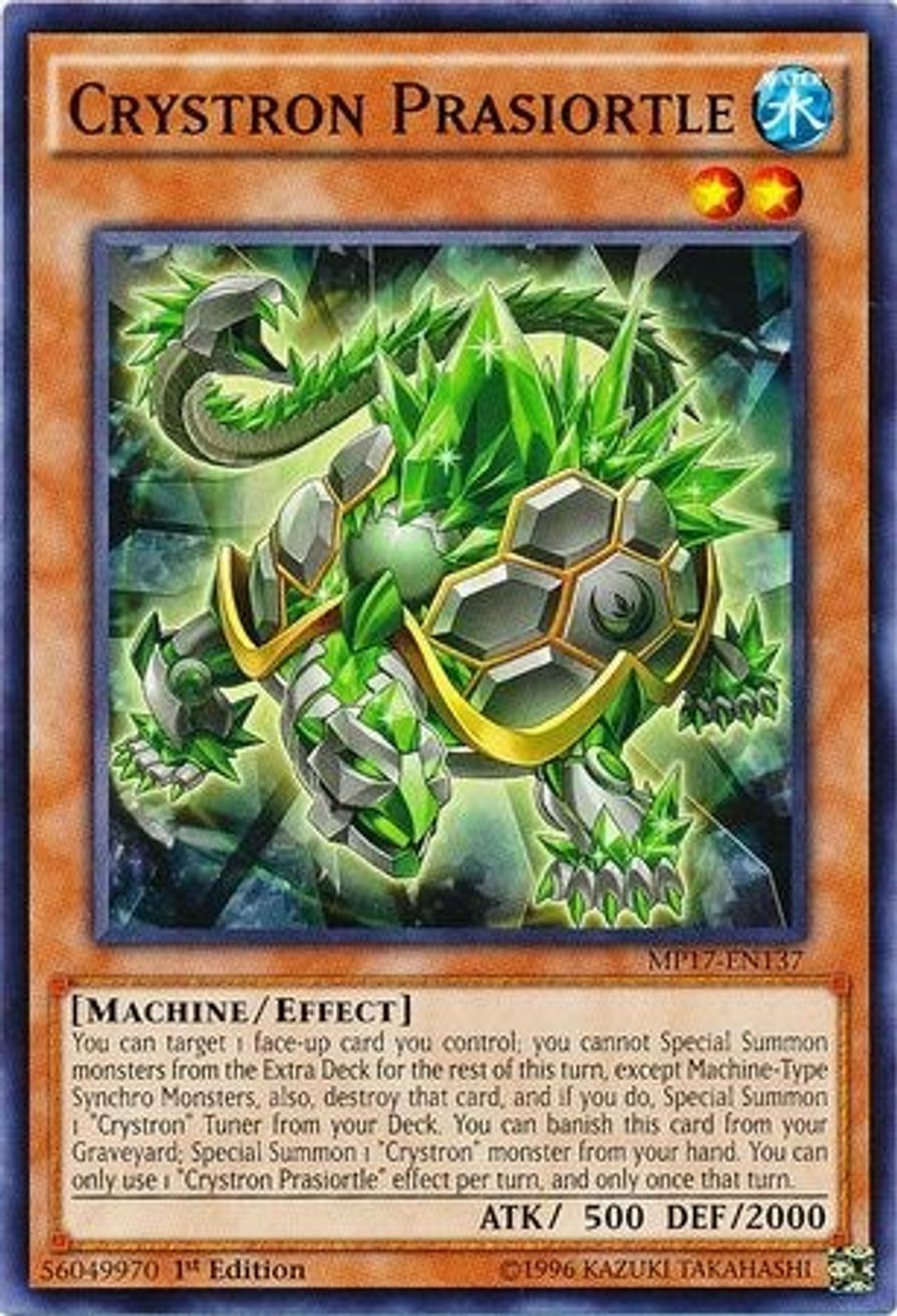 Crystron Prasiortle 2017 MegaTins Mega Pack YuGiOh