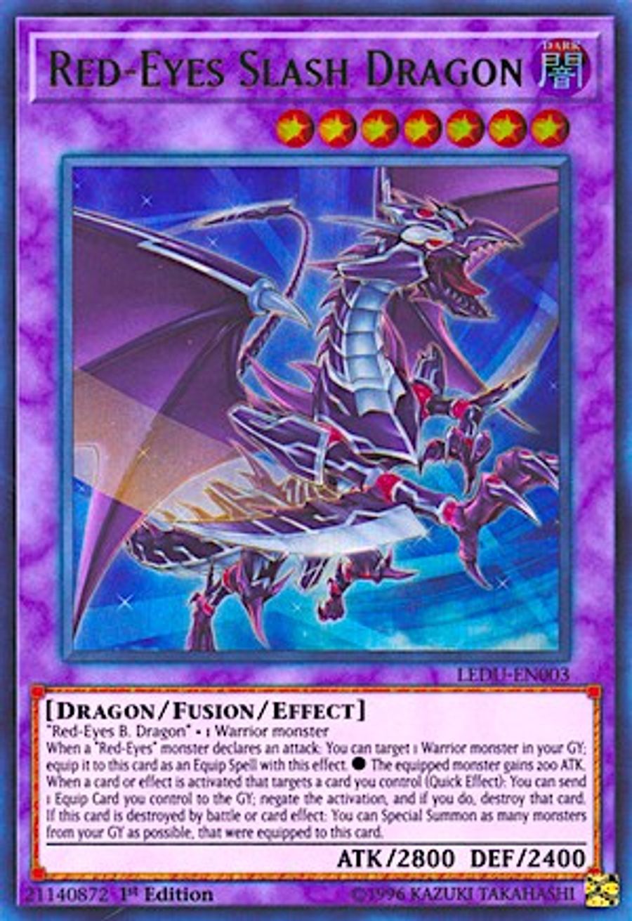 Red Eyes Slash Dragon Legendary Duelists Yugioh