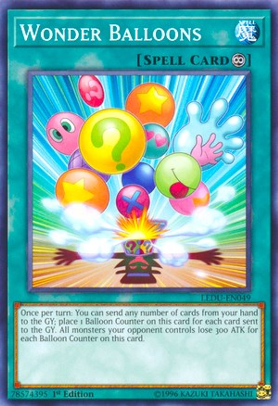 Wonder Balloons Legendary Duelists YuGiOh