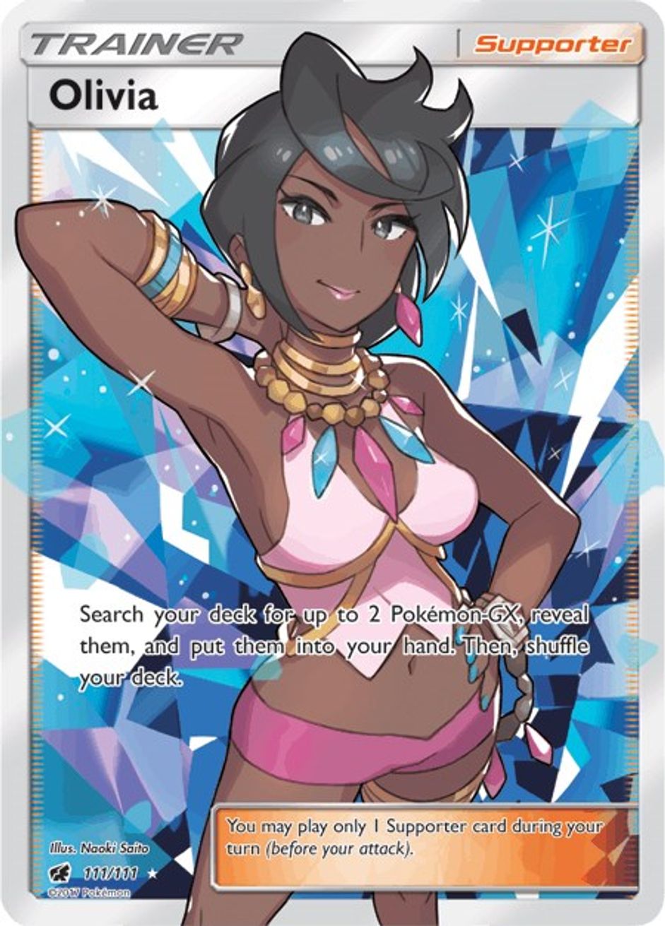 Olivia Full Art Sm Crimson Invasion Pokemon