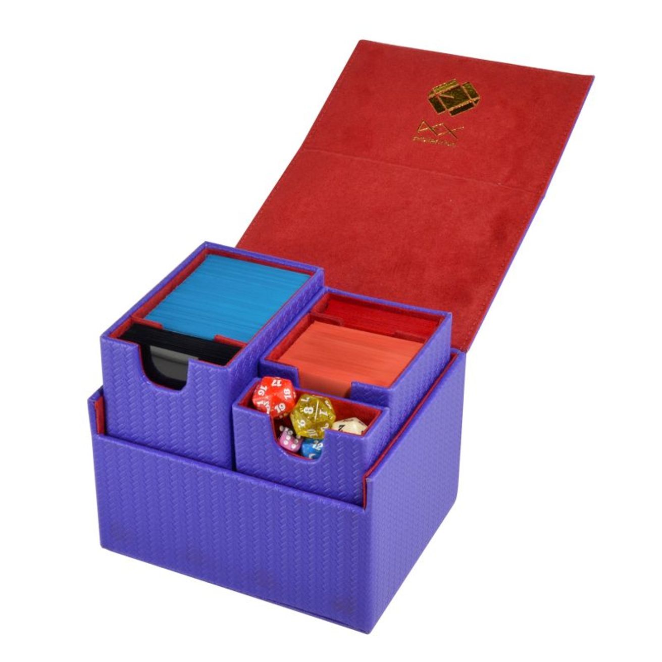 Proline Deckbox Large Purple Dex Protection Deck Boxes Deck Boxes