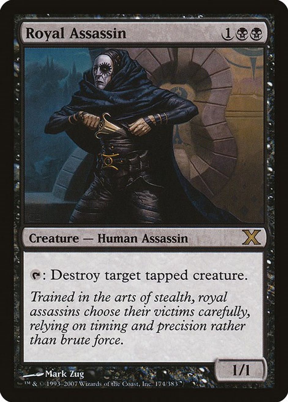 thumbnail image 2 of Royal Assassin (X1) – Magic: The Gathering Revised Edition, Excellent/Near Mint 2 of 4
