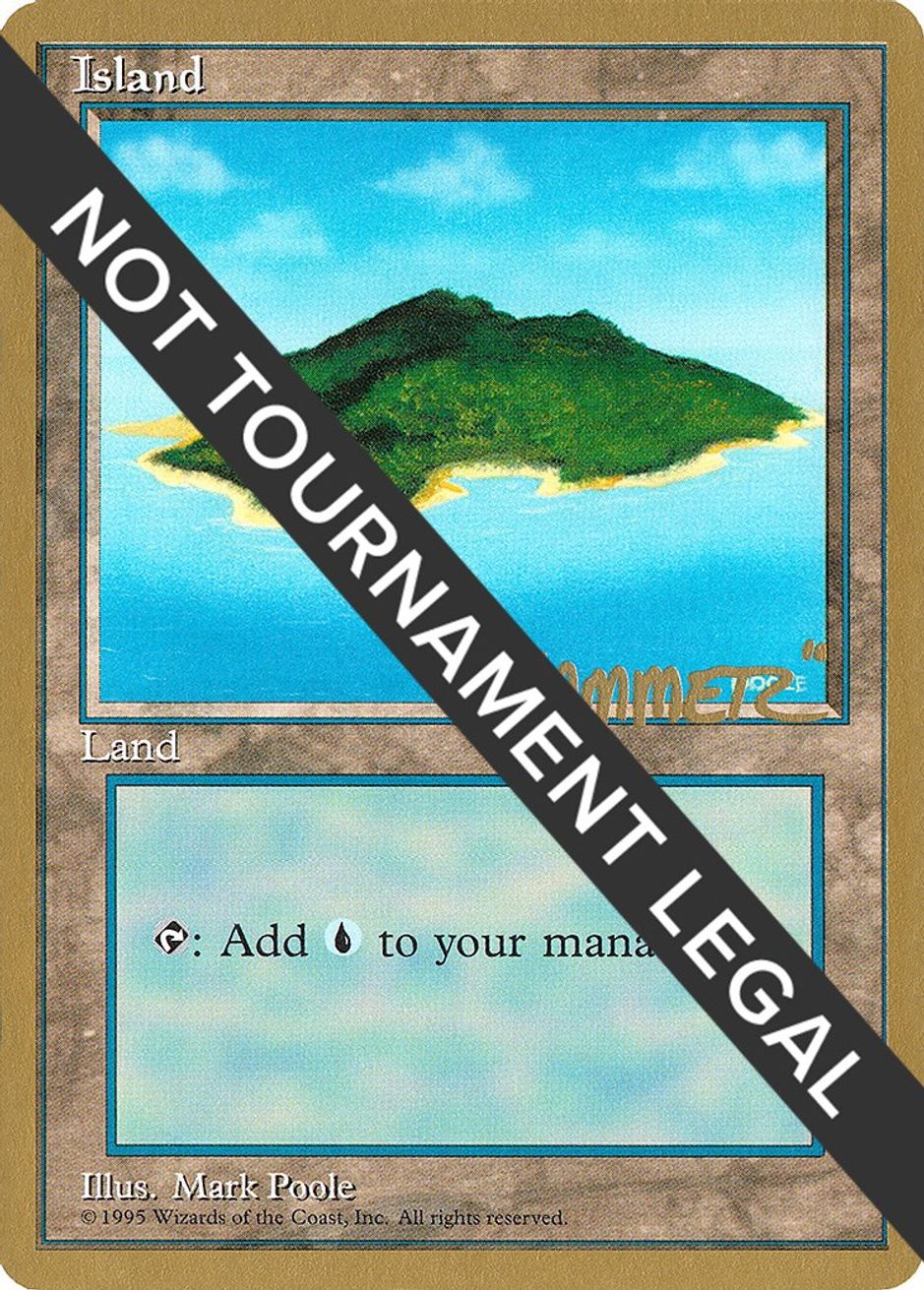 Island (B) 1996 Shawn "Hammer" Regnier (4ED) World Championship